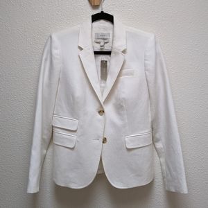 NWT Linen J. Crew Schoolboy Blazer